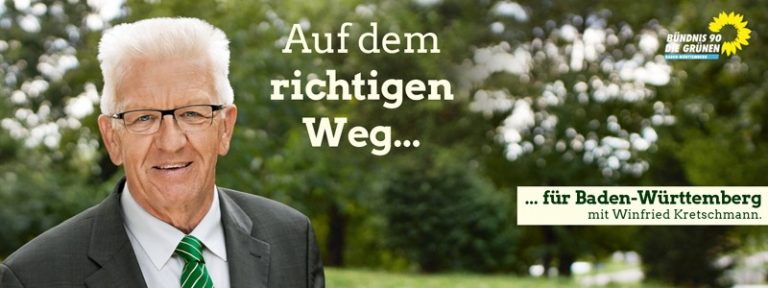 Winfried Kretschmann kommt nach Karlsruhe