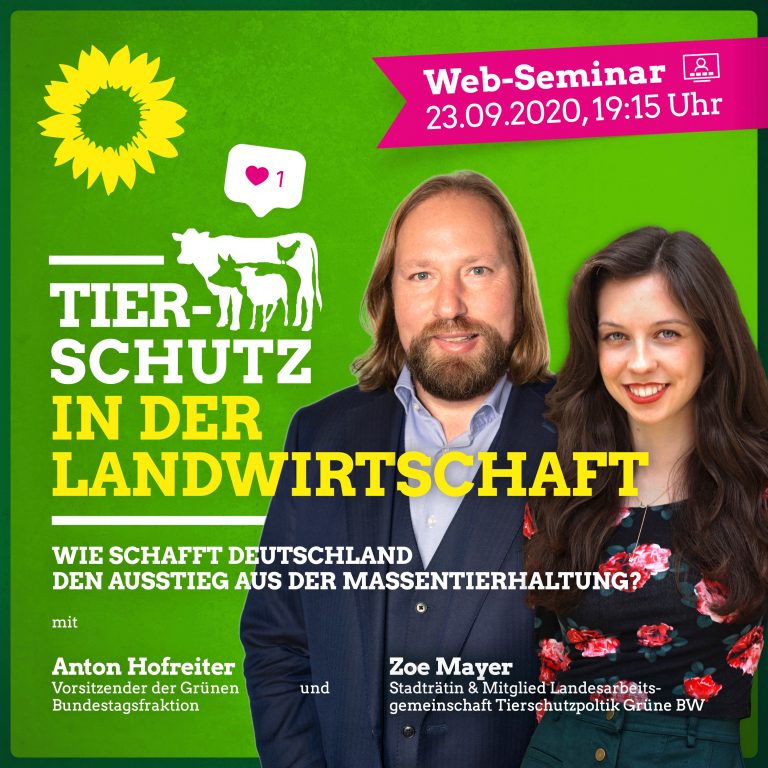 Mittwoch,  23.09.: Web-Seminar mit Toni Hofreiter und Zoe Mayer
