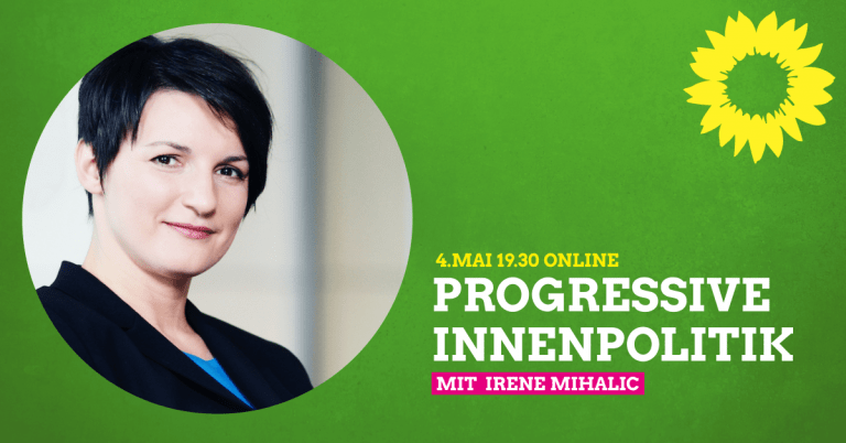 Online-Gespräch: Progressive Innenpolitik mit Irene Mihalic MdB