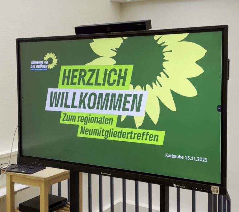 Regionales Neumitgliedertreffen in Karlsruhe