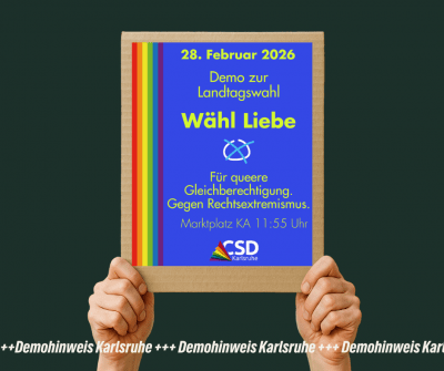 Demoaufruf „Wähl Liebe“