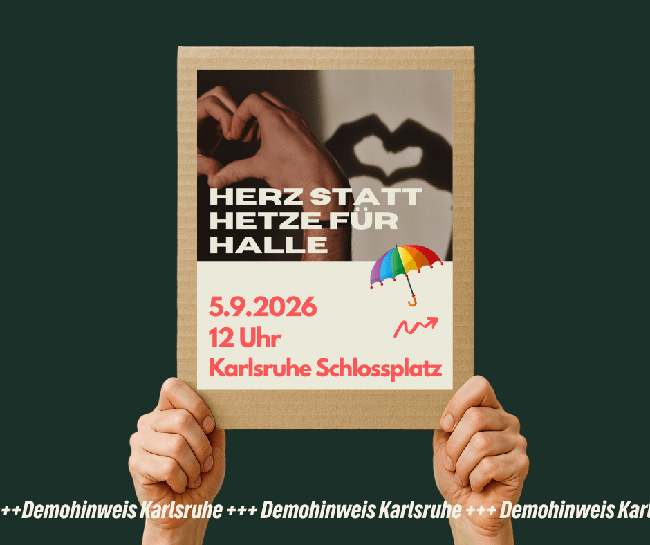 26-09-05 Demohinweis Herz statt Hetze für Halle